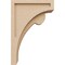 Ekena Millwork 6"W x 12"D x 18"H Classic Viola Rough Cedar Woodgrain TimberThane Corbel, Primed Tan CORUR06X12X18VIORCPR - alternate 2